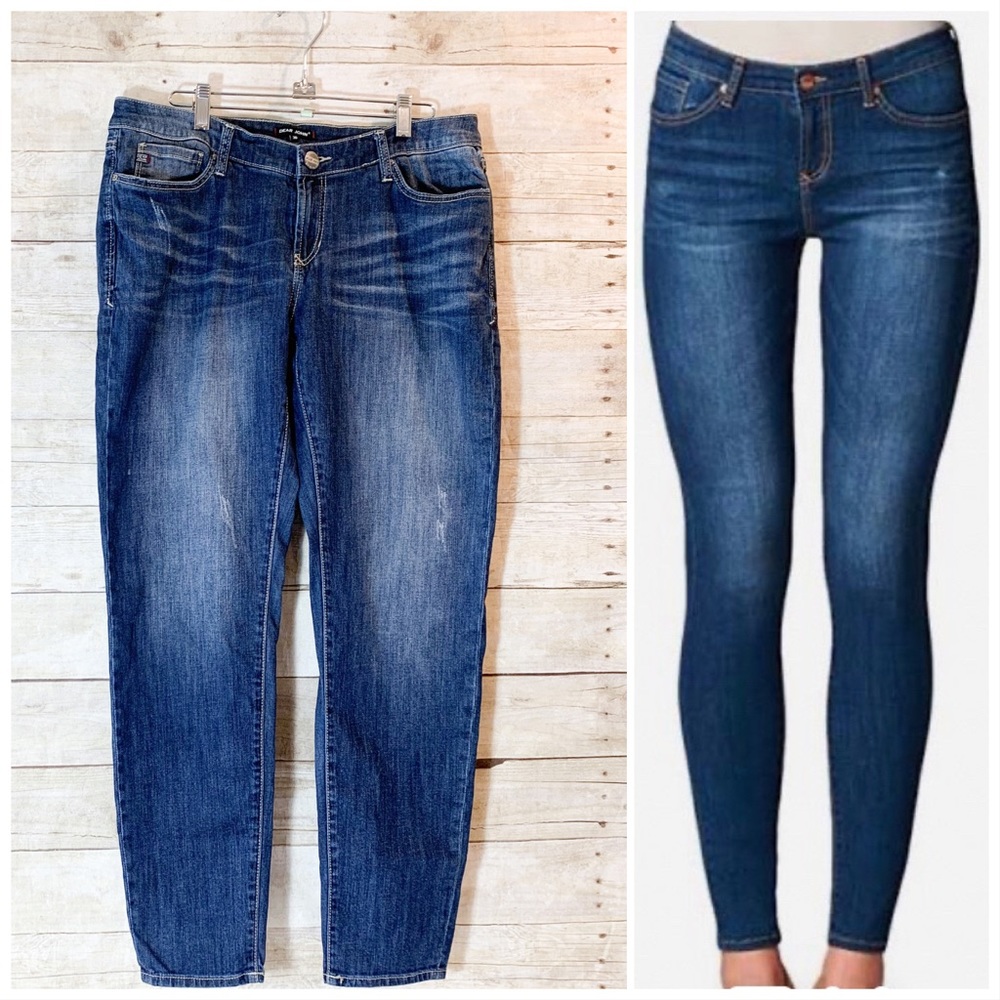 Dear John-Dark wash mid high skinny